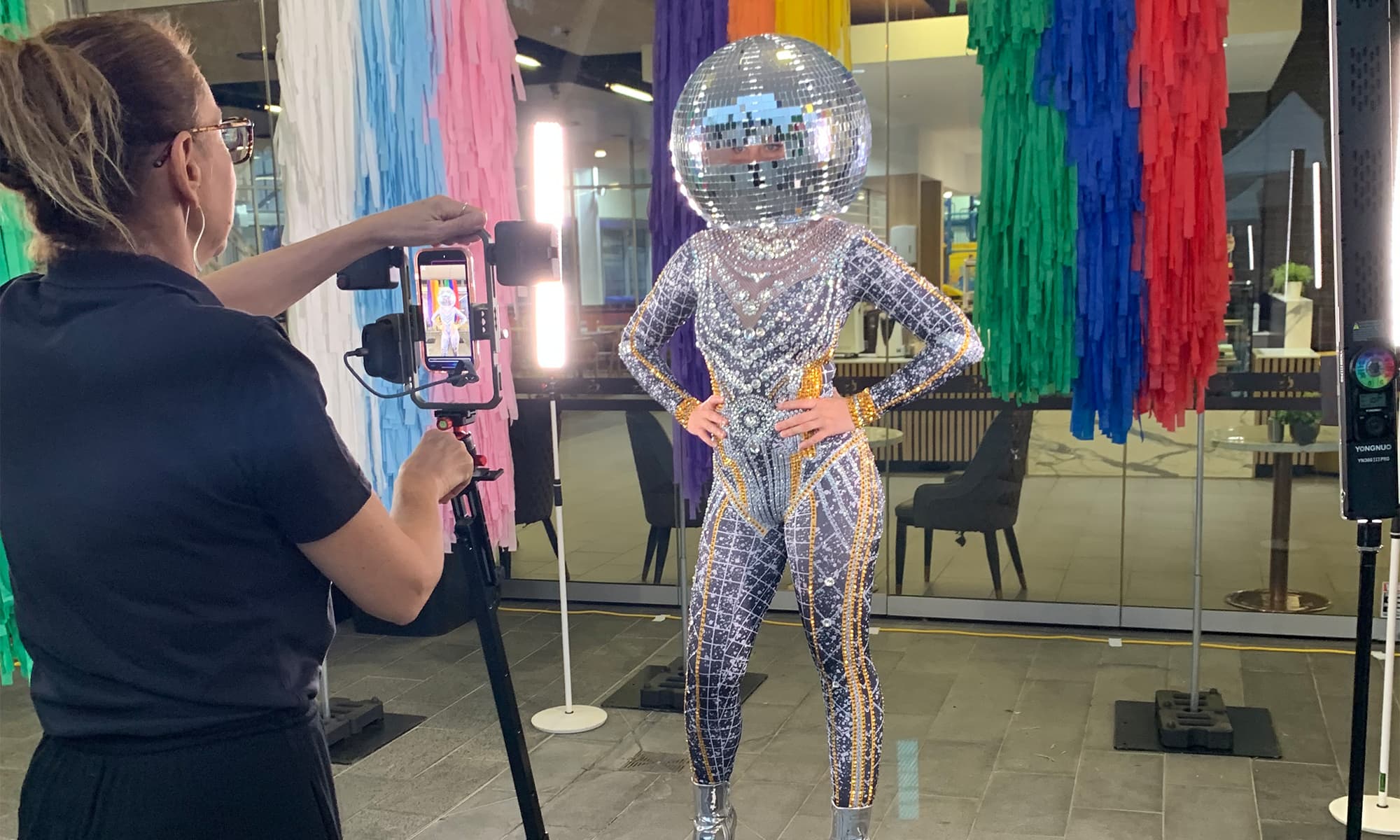 360 photo booth experience for hire in Melbourne