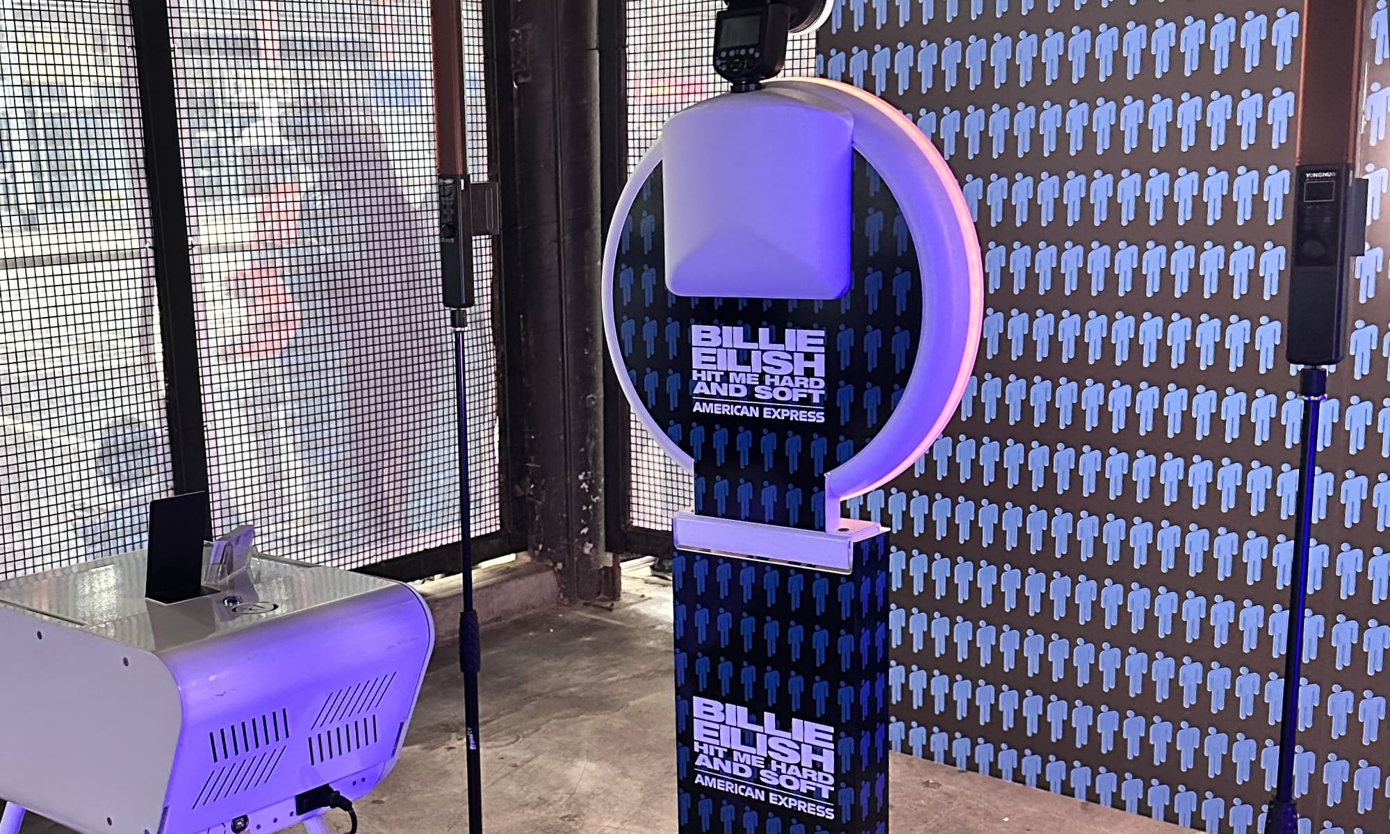 Branded photo booth experience at an experiential brand activation in Melbourne