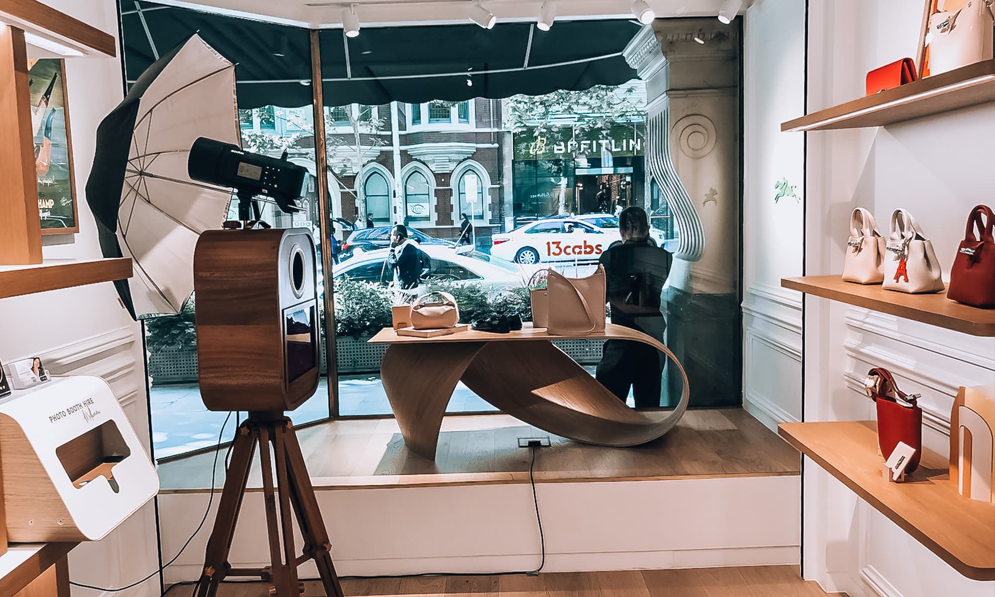 Rustic GIF Booth Pro DSLR photo booth for hire in Melbourne